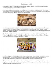 English Worksheet: History of Graffiti