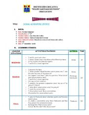 LESSON PLAN ADVENTURE SPORTS