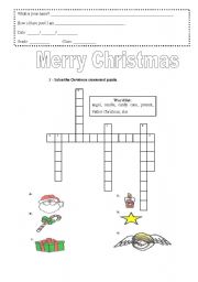 English worksheet: Christmas