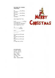 English worksheet: Christmas Song