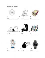 English worksheet: VOCABULARY PRACTICE 