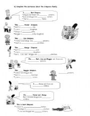 English Worksheet: HAVE GOT - HAS GOT / AM - IS - ARE / POSSESSIVE ADJECTIVES