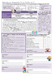 English Worksheet: AGREEING AND DISAGREEING USING SO DO I  NEITHER DO I