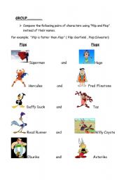 English worksheet: Plip and Plop