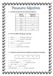 Possessives