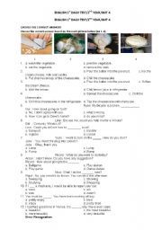 English Worksheet: Daily test for SMK