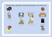 English worksheet: Rooms and Furniture