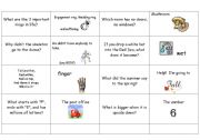 English Worksheet: RIDDLES