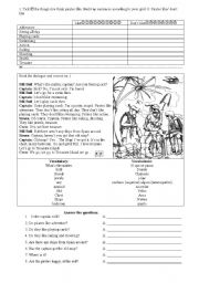 English Worksheet: Do Pirates Like Adventure?