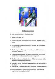 English worksheet: A Christmas Carol