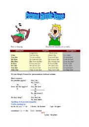 English worksheet: Present Simple Tense