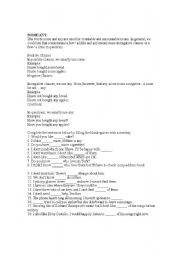 English Worksheet: Some, any, possessive pronouns