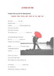 English Worksheet: Stand by me