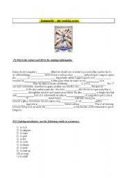 English Worksheet: Film extract Ratatouille