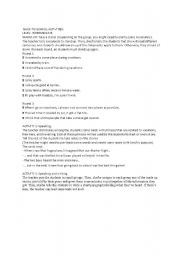English Worksheet: back to school