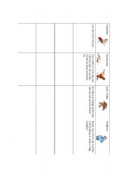 English Worksheet: Create a Superhero Template