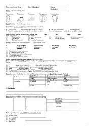 English Worksheet: Know How Level 1 Test 6 Review