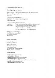 English Worksheet: communication starter