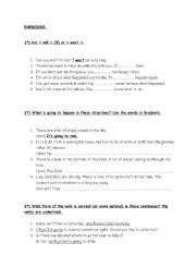 English worksheet: Introduction + Exercises Future Tense