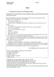 English Worksheet: Charities