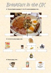English Worksheet: Breakfast in the UK