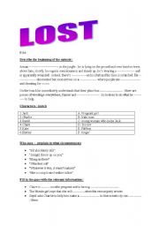 English Worksheet: Lost Pilot