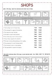 SHOPS+PREPOSITIONS OF PLACE