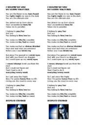 English Worksheet: Lenny Kravitz - I BELONG TO YOU