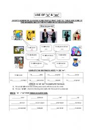English Worksheet: Use of 