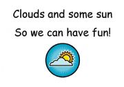 English Worksheet: Weather-rhymes