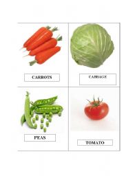 English Worksheet: VEGETABLES-PART 1