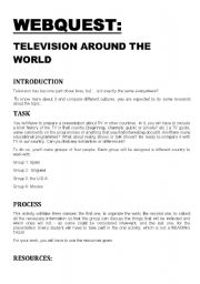 English Worksheet: Webquest 