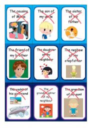 English Worksheet: Possessive case - Speaking cards II