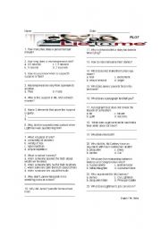 English Worksheet: Oral Comprehension Lie to Me saeson one episode 1