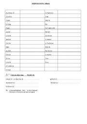 English worksheet: prepositions of place