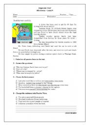 English Worksheet: Passive Voice