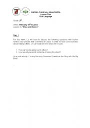 English Worksheet: Lesson plan on READING 