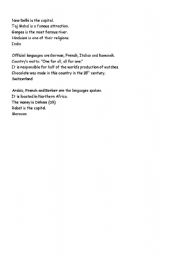 English Worksheet: Pictionary of places