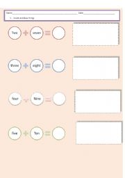 English Worksheet: Numbers