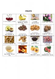 KINDS OF FRUITS 2