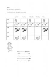 English Worksheet: adverbs of frequency