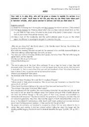 English Worksheet: Robert Cormiers After the first death - Miro on trial