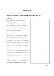 English Worksheet: Adjective 
