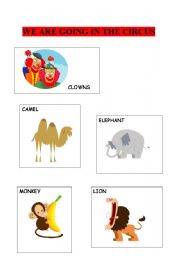 English Worksheet: carneval circus