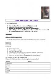 English worksheet: Film Single white female