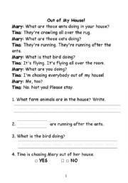 English Worksheet: Reading comprehension