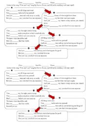English Worksheet: listening practice for the auxiliary verb 