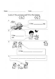 English worksheet: This That  Demonstrative Pronouns Exercise