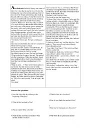 English Worksheet: reading comprehension - Ice Cool