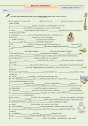 English Worksheet: Past Simple